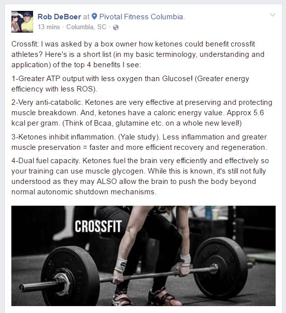 Crossfit And Ketones